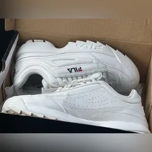 Fila disruptor 2 mens all white online